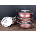 Thickened Matte Multiclad Stainless Steel Cookware Set